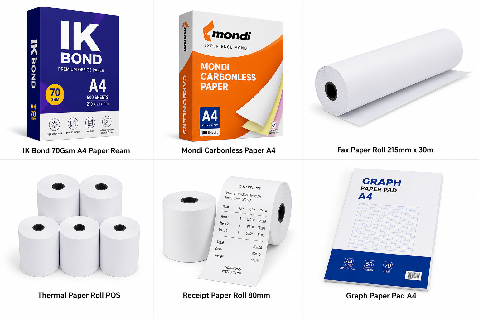 IK Bond 70Gsm A4 Paper Ream