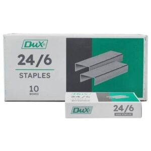 Stapler Machine Medium Pin # 24 Dux Brand 20 Each Box