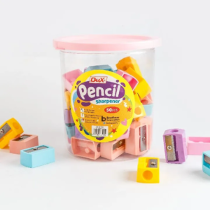 Sharpner Plastic Mix Color DX-502 Dux Brand 50 Each Box Desing