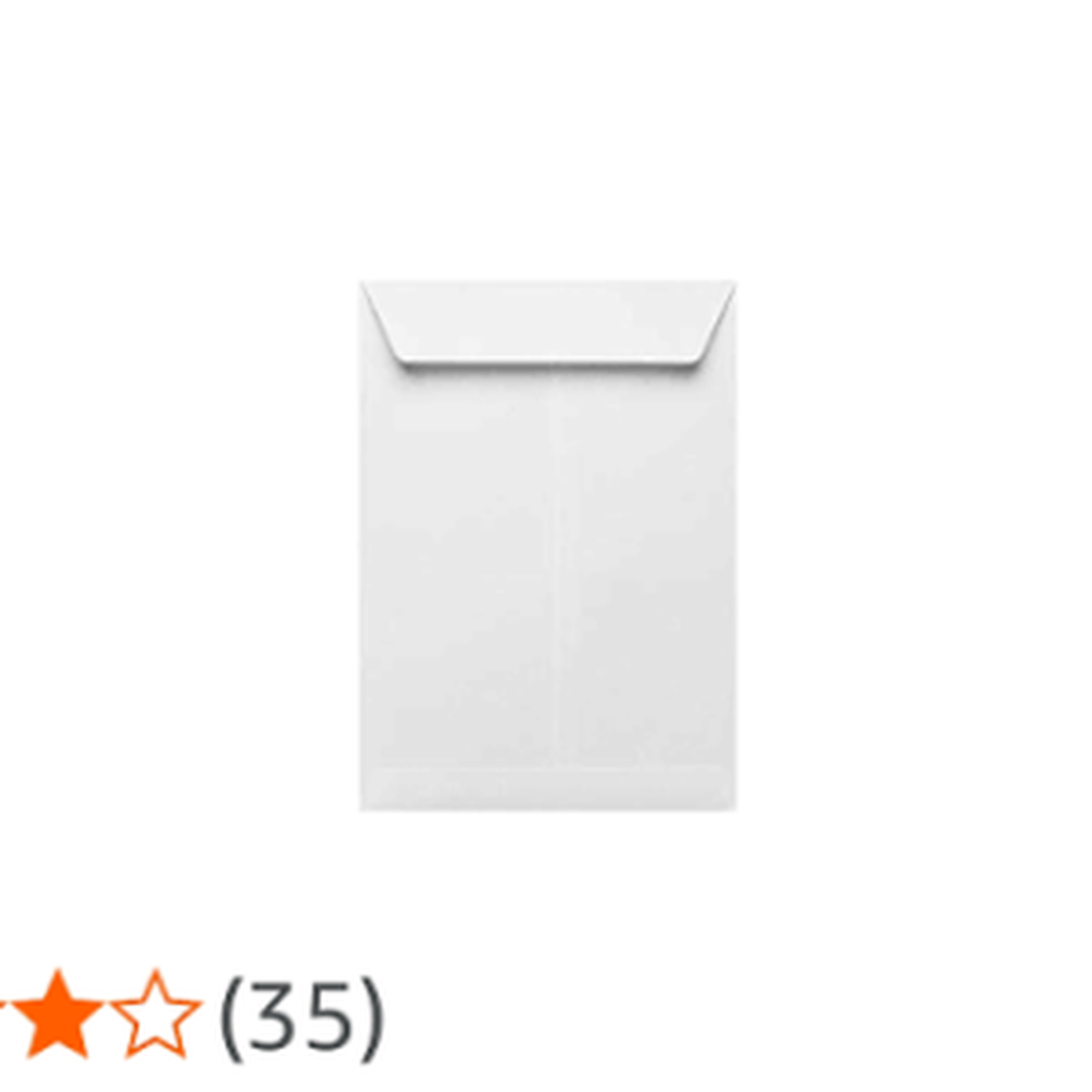 White Envelope 10" X 12" A-4 Size 70 Grams