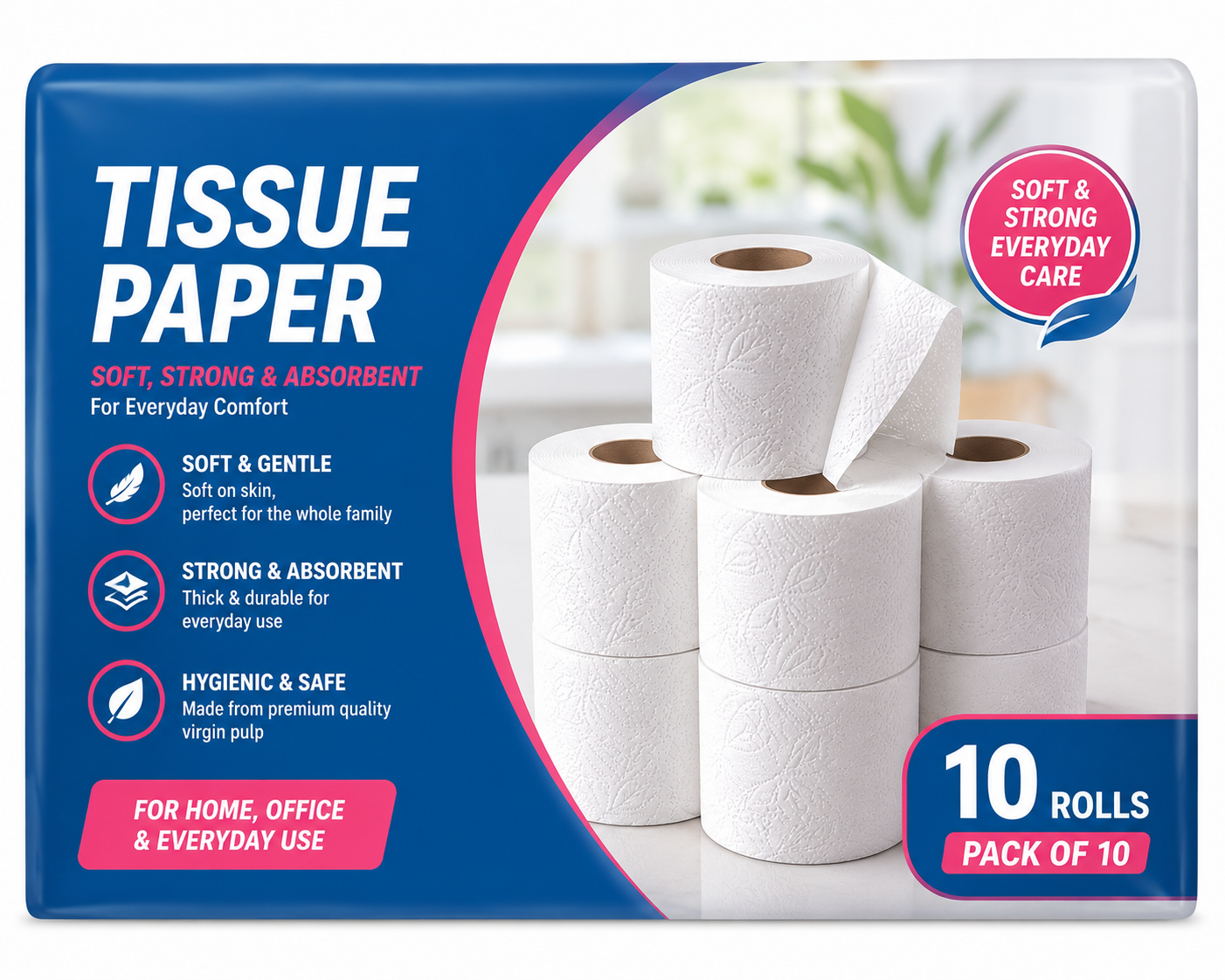 Tissue Paper (Pack of 10 rolls)