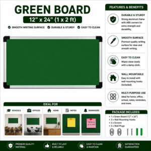 Green Note Broad 24" X 24"(2ft X 2Ft)