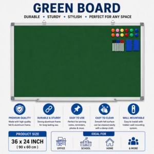 Green Note Borad 72" X 48"(6ft X 4Ft)