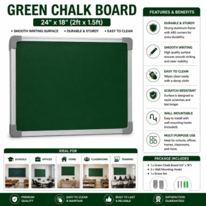 Green Note Broad 12" X 18" (1ft X 1.5Ft)