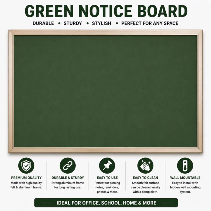 Green Note Borad 36" X 48" (3ft X 4Ft)
