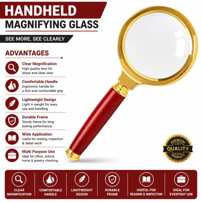 Magnifying Glass 60 mm 3 X Deli Brand E9091
