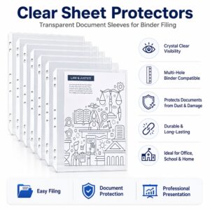 Sheet Protector Legal Size 2C 11 Hole 100 Sheet