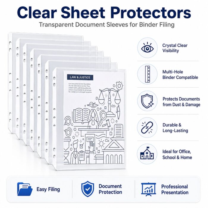 Sheet Protector Legal Size 2C 11 Hole 100 Sheet