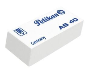 Erasers Rubber AS 40 Pelikan Original France Brand 40 Each Box