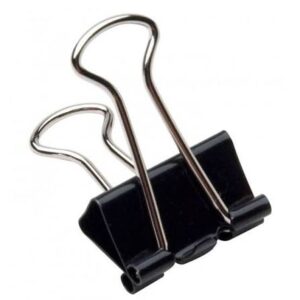 Binder Doc Clip Black (32mm) 12Pcs Diamond Brand