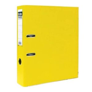 Box File With Clips 3" Yellow Imported Brand