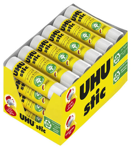 Glue Stick 35 Grams Size Largs Size UHU Brand Original Germany