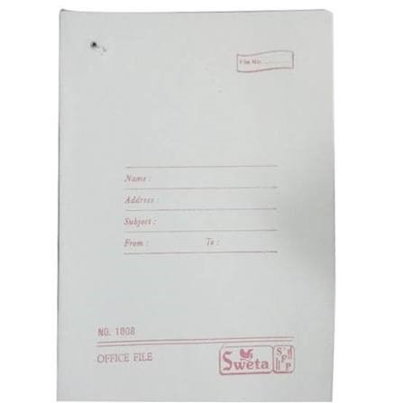 Card File H Duty White With Lamination