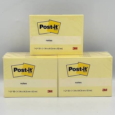 Stick Note 3" X 4" Yellow Color Imported Brand