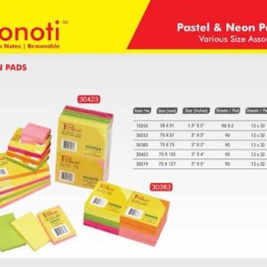 Stick Note 4" X 3" (75 mm X 102 mm) 90 Sheet Neno Multi Colour Pronoti Brand