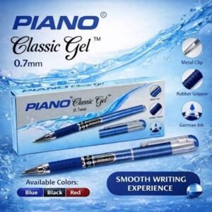 Piano Classic Gel Pen Blue Black Color Available
