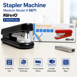 Stapler Machine Medium Model # 5871 KW-Trio # 24/6 Pin Use