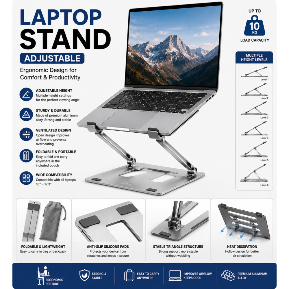 Laptop Stand Adjustable