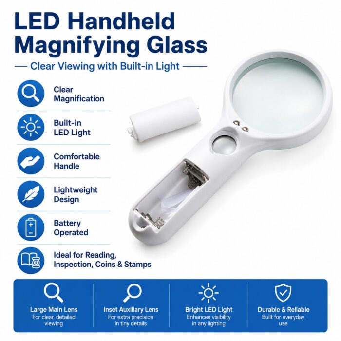 Magnifying Glass 75 mm 3 X Deli Brand E9090