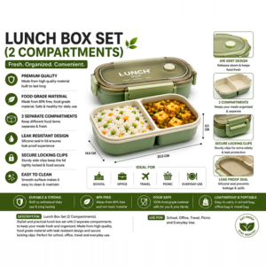 Lunch Box Set (2 Compartments)