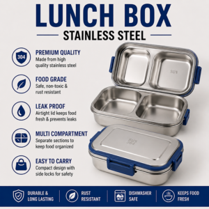 Lunch Box Stainless Steel