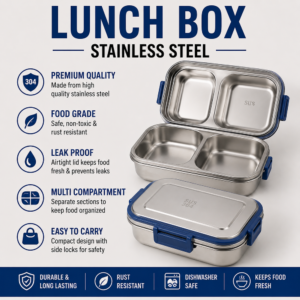 Lunch Box Stainless Steel