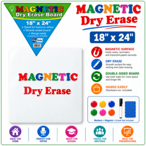Magnetic Board 24" X 24"(2ft X 2Ft)