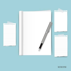 Rough Pad Largs White Impoted Paper