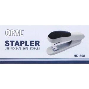 Stapler Machine HD-608 Opal Brand # 24/6 Pin Use Staplet Plastic Body Opal Brand