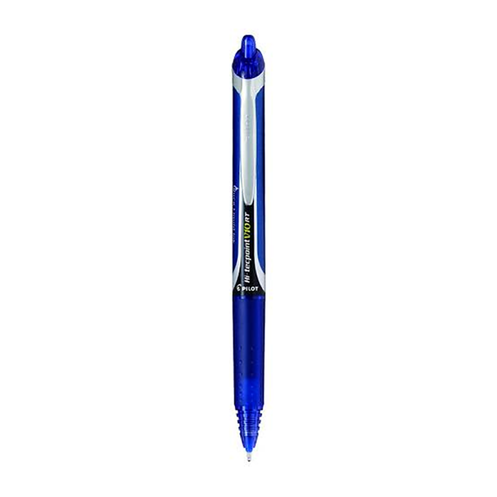 Retractable Ball Pen Tecpoint V10 RT Roller Pilot Brand Blue & Black Colour