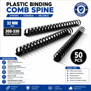 Binding Spirals Rings 32 mm 50 Each Packet