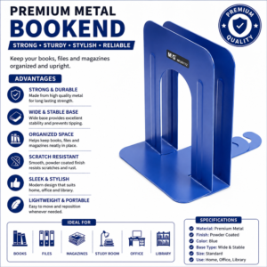 Book End 7" Blue Color