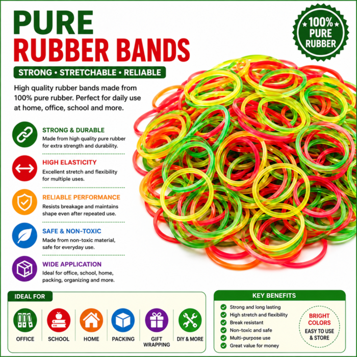 Rubber Band 500 Grams Medium Size