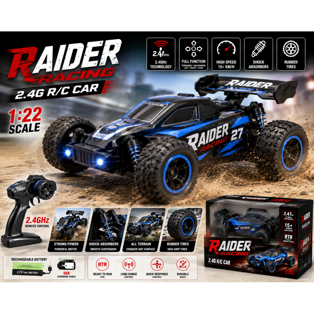 Raider Racing 2.4G R/C Car 1:22
