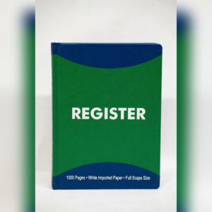 Register 1000 Pags White Impoted Paper Full Skip Size