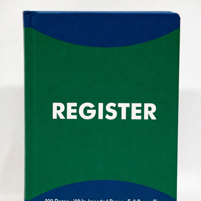 Register 800 Pags White Impoted Paper Full Skip Size