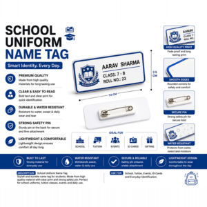 School Uniform Name Tag