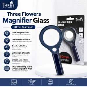 Magnifying Glass 50 mm Normal QualityThree Flower