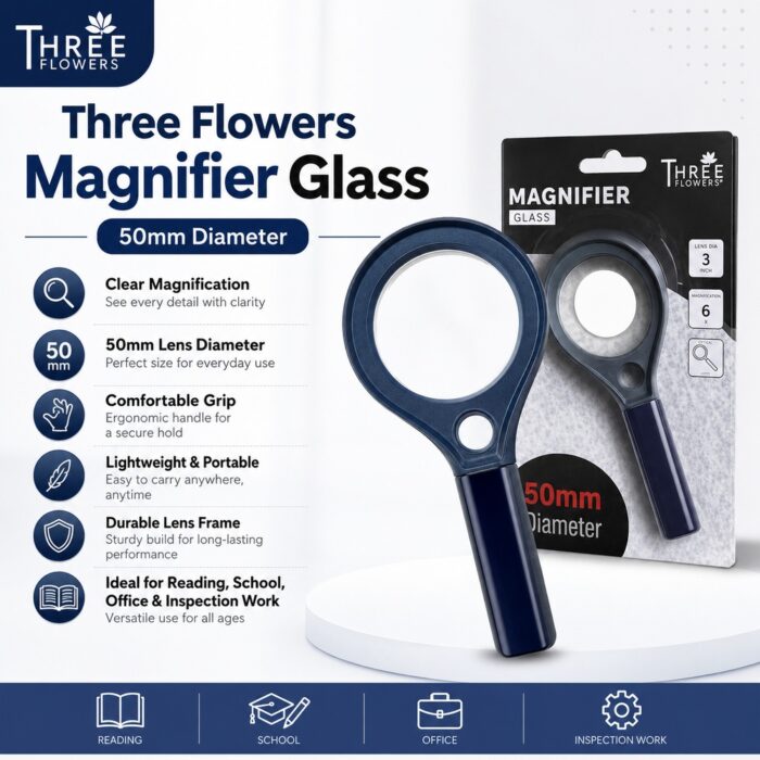 Magnifying Glass 50 mm Normal QualityThree Flower
