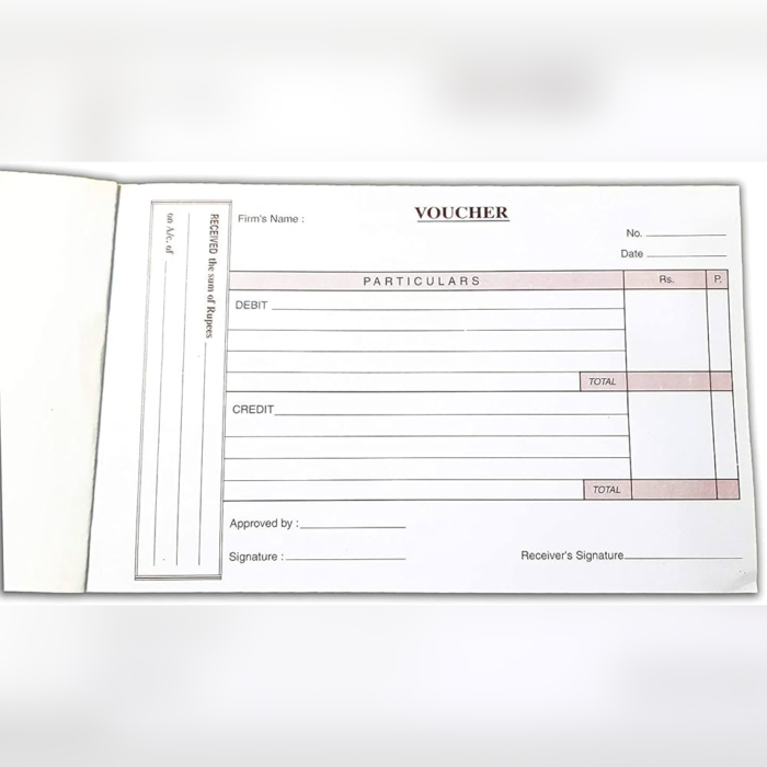 Debit Voucher Book 80 Pags Local Paper