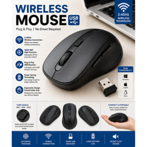 Wireless Mouse USB