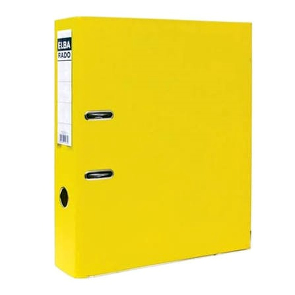 Box File With Clips 3" Yellow Imported Brand